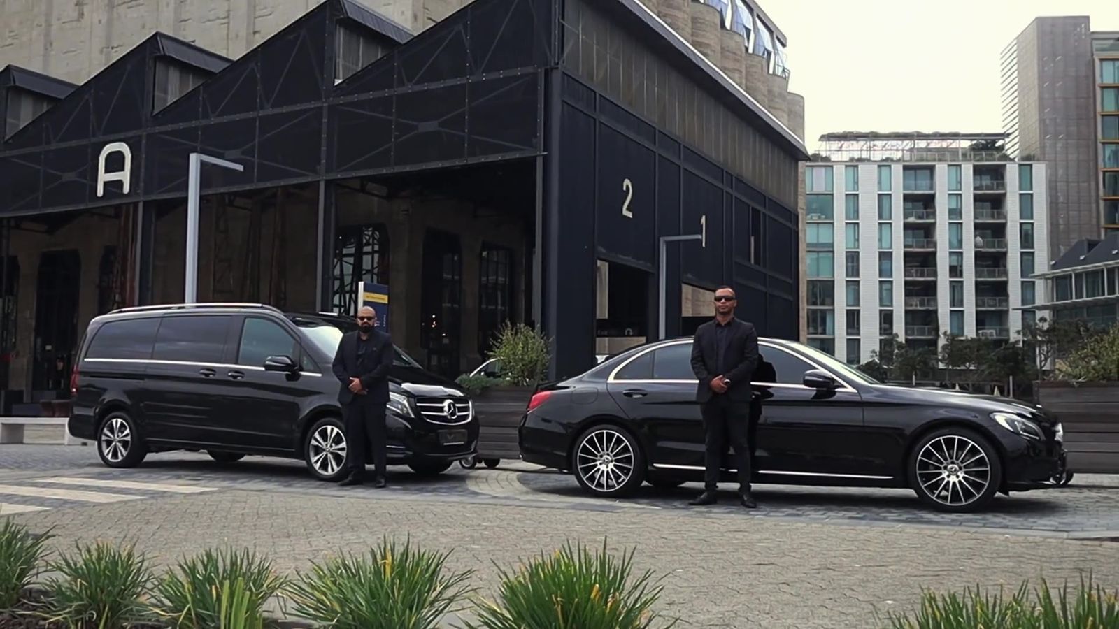 Exodus Mercedes-Benz vehicles and chauffeurs